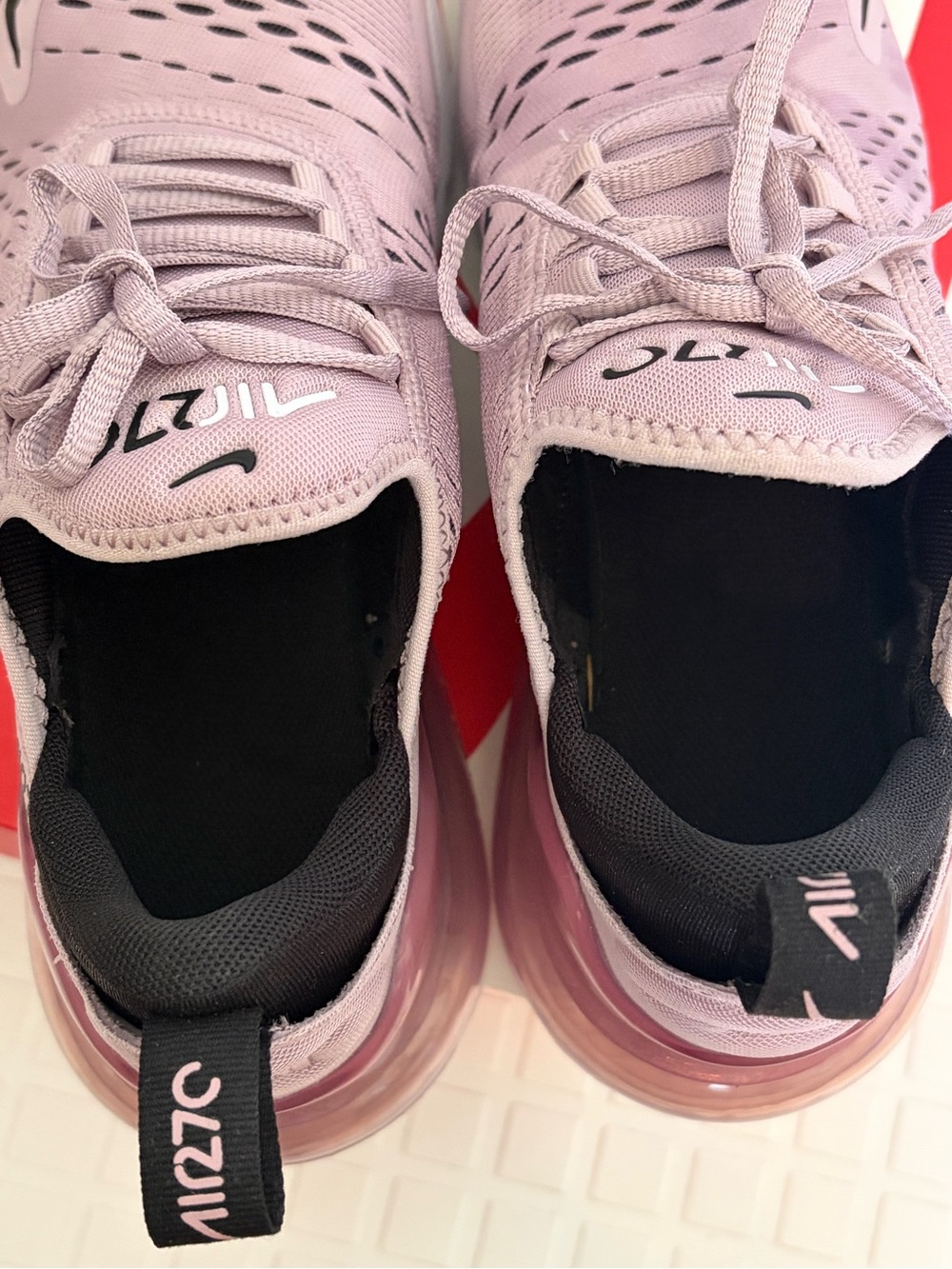 Nike Air Max 270 Sneakers Shoe size 6.5Y / 8W elemental rose worn 2x! - Picture 4 of 8